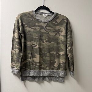 BKE Camouflage Crewneck Sweatshirt